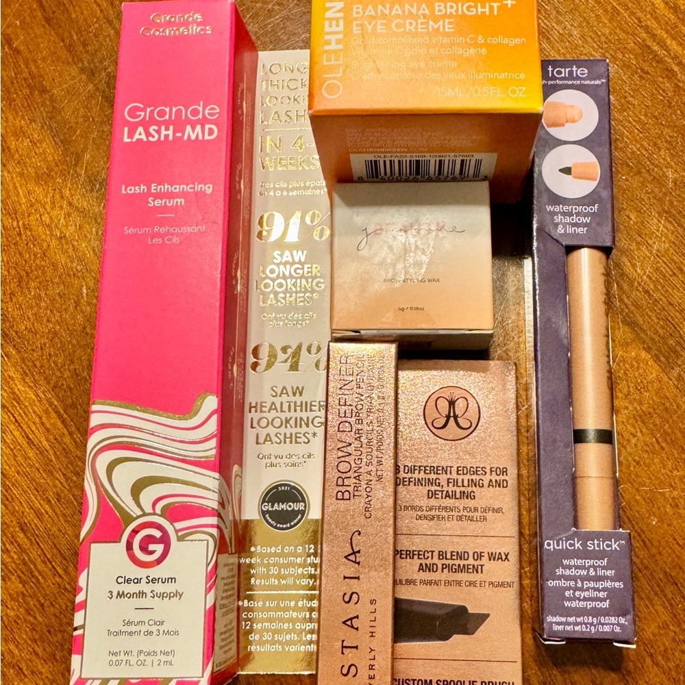 Eye Bundle Grande Cosmetics LASH-MD Lash Serum, Ole Henriksen Banana Bright…